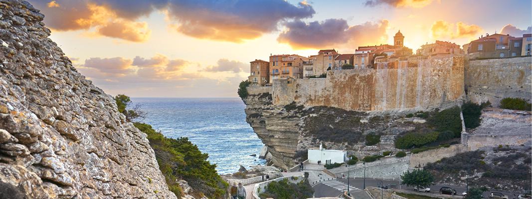 Bonifacio i det sydlige Korsika